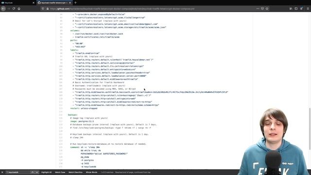 Установка Keycloak с использованием Docker Compose - Вальдемарыч смотреть онлайн