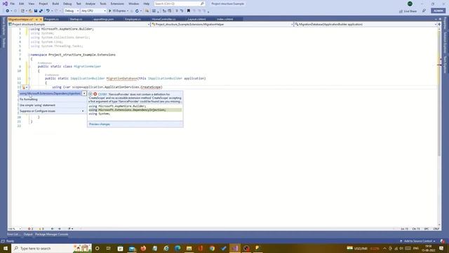 Automate entity framework code first migration in .Net Core смотреть онлайн