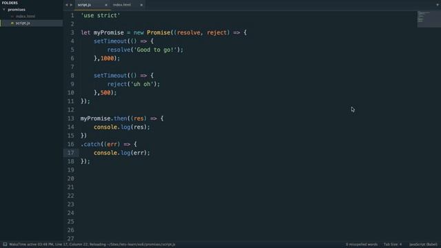 Let's Learn ES6 - Promises смотреть онлайн