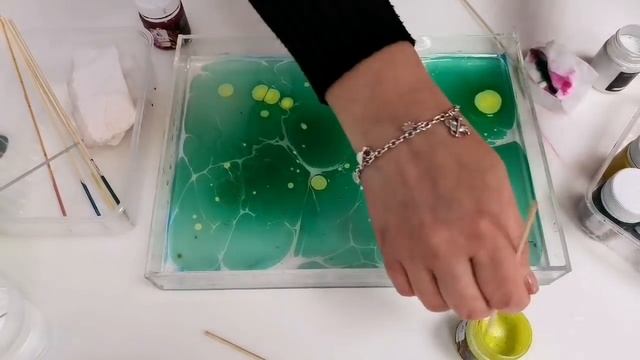 Рисование на воде ЭБРУ. смотреть онлайн