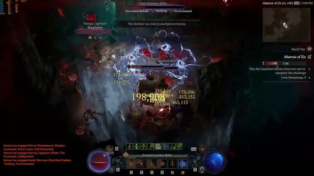 Diablo 4 Season 2 - Abattoir of Zir Tier 5 (Ball Lightning Sorc) смотреть онлайн