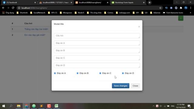 Hướng dẫn lập trình website trắc nghiệm - Phần 1: Thêm, hiển thị dữ liệu смотреть онлайн