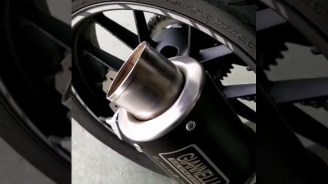 Giannelli exhaust. Honda cb500f. смотреть онлайн