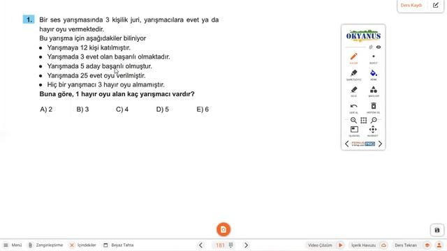 20. seans sayı problemleri okyanus 40 seans TYT matematik смотреть онлайн