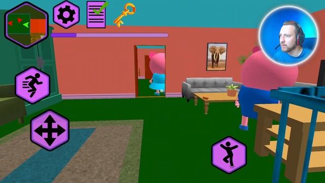 КАК ПРОЙТИ игру СЕМЕЙКА ПИГГИ уровень 10 Piggy Neighbor смотреть онлайн