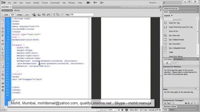 How to make IE 6-9 compatible with CSS3 decorative features смотреть онлайн