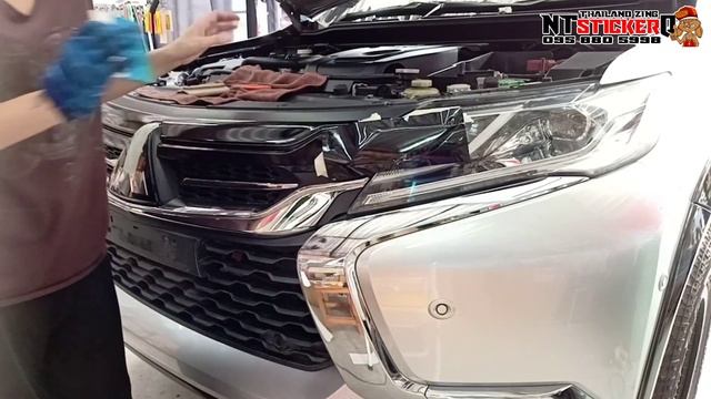 หุ้มกระจัง เปลี่ยนสีโครเมี่ยม เป็นดำ ปาเจโร่ Pajero 2016 ?? สั่งสินค้าที่ลิงค์ใต้คลิป ?? смотреть онлайн