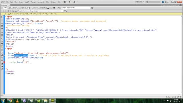 PHP Data Fetchging single Multilpe and tabular смотреть онлайн