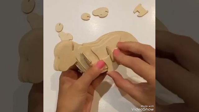 Как собрать кролика - сборный деревянный конструктор смотреть онлайн