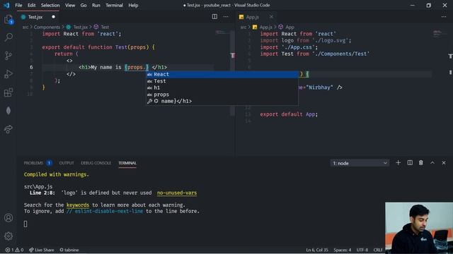 #12 ReactJS | Default Props | Complete Guide | Explain In Hindi By Nirbhay Kaushik смотреть онлайн