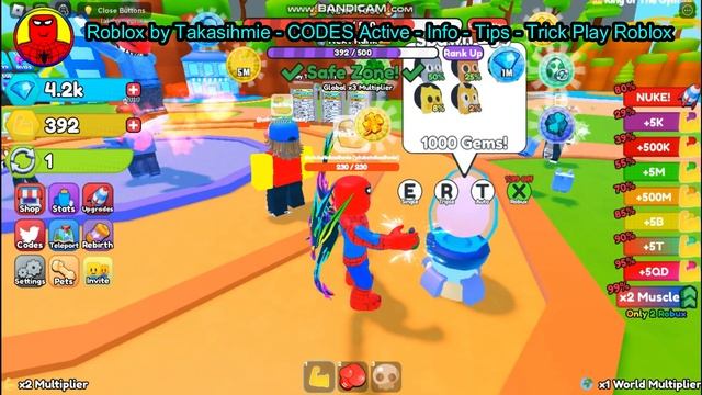 All CODES Work Muscle Simulator X ROBLOX смотреть онлайн