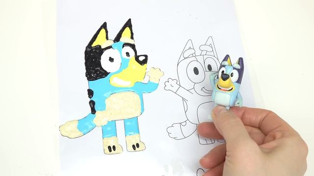 Bluey And Bingo DIY Jelly Stickers Activity Kit