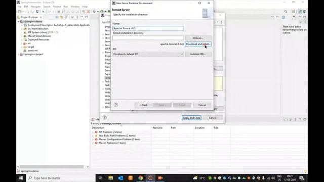 How to create spring mvc project in eclipse// spring mvc tutorials //Easy Learning Channel смотреть онлайн