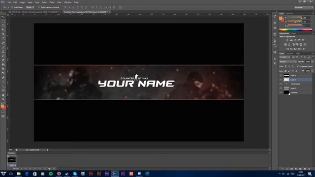 CSGO Banner Template | Glyph Design (Photoshop) смотреть онлайн