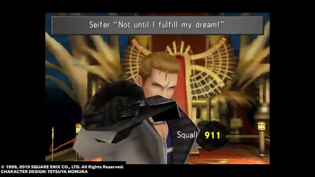 FINAL FANTASY VIII Remastered end of disc 1 Squall lvl15 lionheart max damage смотреть онлайн