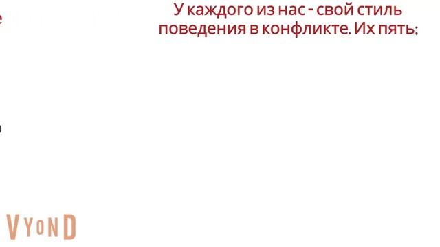 Поведение в конфликте смотреть онлайн