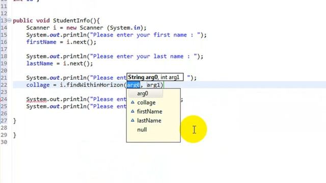 Call method by Object + Scanner смотреть онлайн