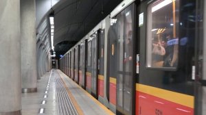 PL - Warsaw metro M2 ALL STATIONS / Metro Warszawskie M2 2022 [4K]