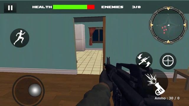 Воюем с терроризмом в игре Counter Terrorist Extreme War..изи игра на Андроид. смотреть онлайн