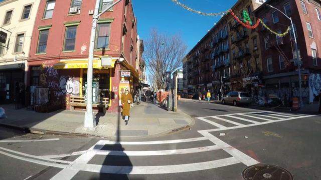 ⁴ᴷ Walking Tour of Brooklyn, NYC - Bedford Avenue from Williamsburg Bridge to Manhattan Avenue смотреть онлайн