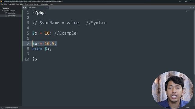 PHP tutorial for beginners In Hindi || #03 Variables in PHP смотреть онлайн