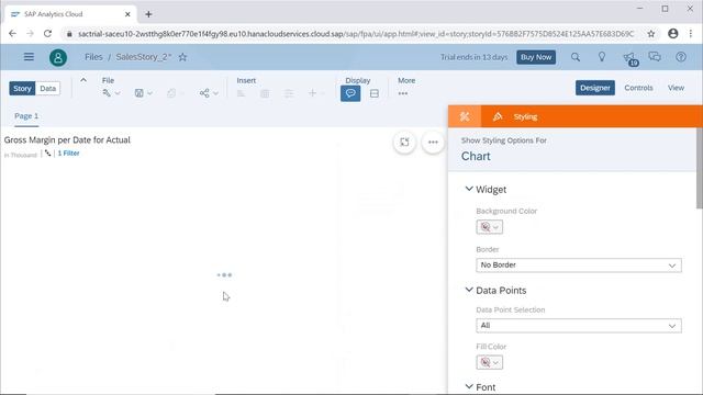 14. Creating Line Chart in Story of SAC ( SAP Analytics Cloud) смотреть онлайн