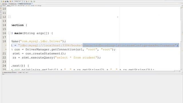 JDBC MySQL смотреть онлайн