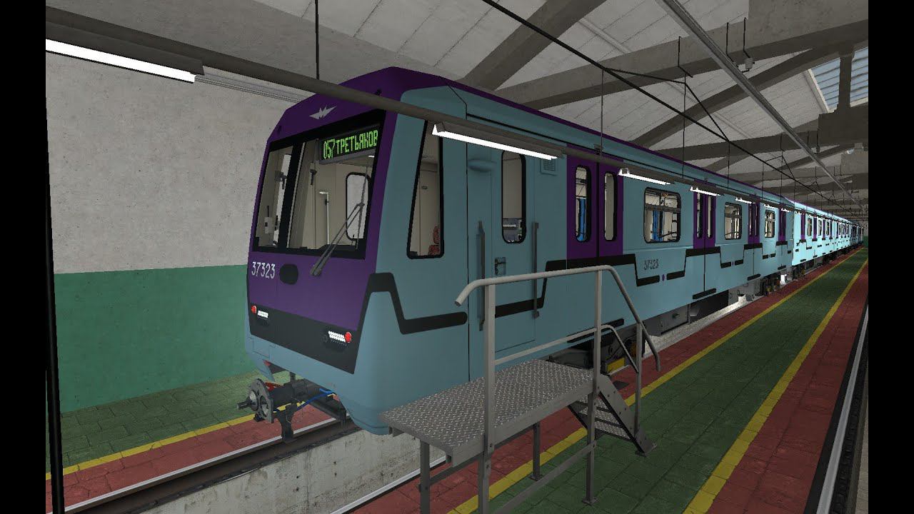 Баклажан на Калининской линии. Metrostroi 81-760А/761А/763А