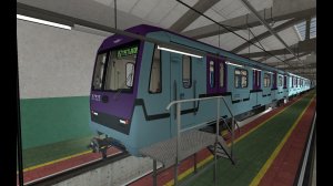 Баклажан на Калининской линии. Metrostroi 81-760А/761А/763А