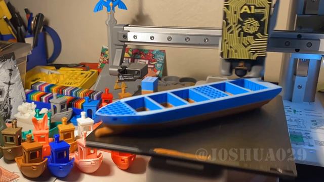 3d Printing Emma Maersk Bathtub Container Ship Timelapse! #3dprinting #bambulab #bambu #a1mini #asm смотреть онлайн