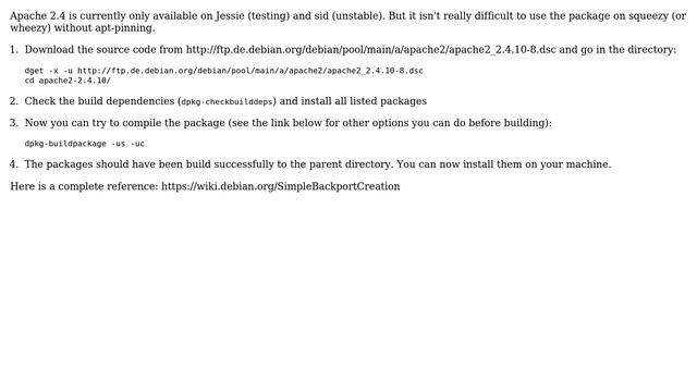 Update Apache2 to 2.4 on Debian 6 (3 Solutions!!) смотреть онлайн