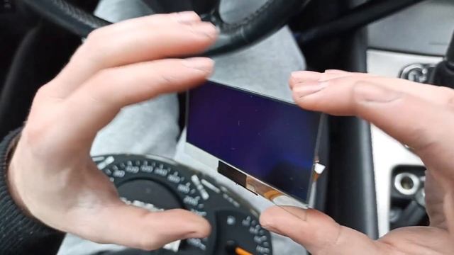 Replace LCD Display Mercedes W203