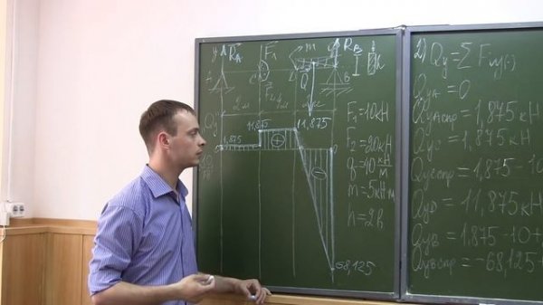 Видеоурок 6. Расчеты на прочность и жесткость при изгибе.