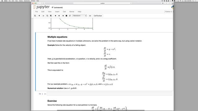 Python Rate Equations (ODEs) смотреть онлайн