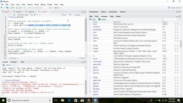 Lasso regression step by step in R смотреть онлайн