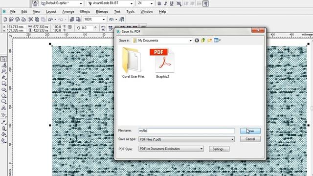 How to Save your CorelDraw File into PDF Format смотреть онлайн