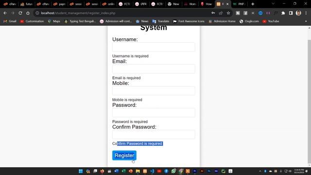 registration method with php sql part 1 смотреть онлайн