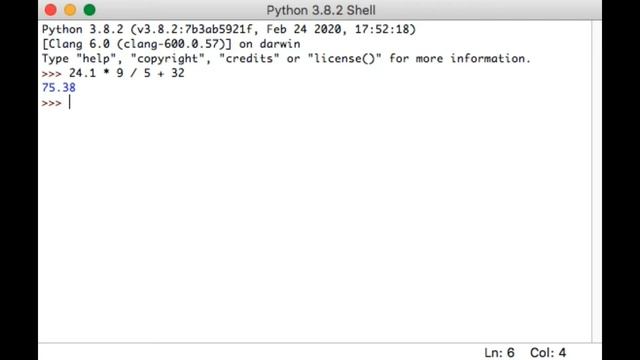 Python, a Minute at a Time: 9. Project: Converting Temperatures смотреть онлайн