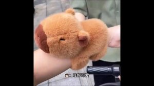 Мягкая игрушка на руку Kawaii капибара. Заказать.
