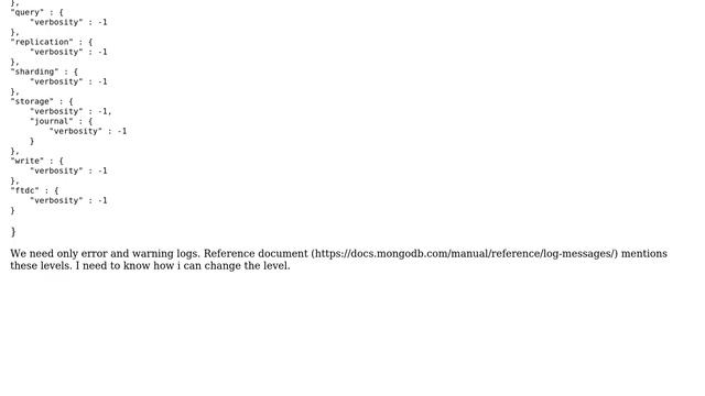 Databases: Change logging level MongoDB смотреть онлайн