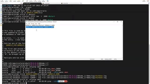dbstart & dbshut Automatic startup & Shutdown Databases || Automation смотреть онлайн