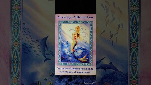 Morning Affirmations ? Magical Mermaids and Dolphins Oracle card meaning смотреть онлайн
