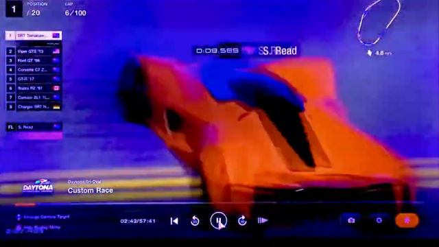 SRT Tomahawk X VGT Crash @ Daytona - Gran Turismo 7 смотреть онлайн