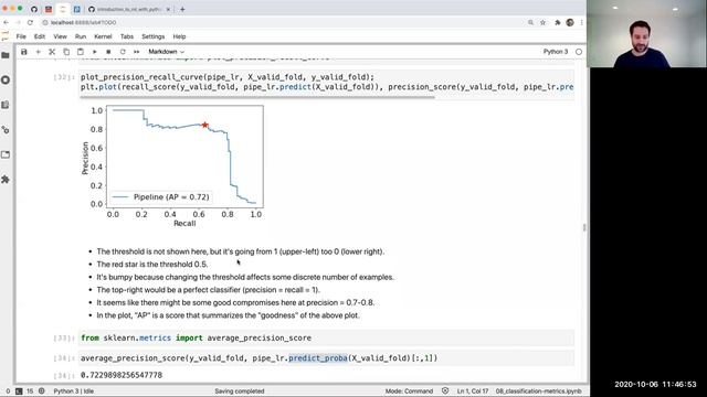 CPSC 330 Lecture 8: scoring metrics for classification смотреть онлайн