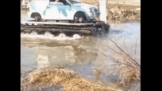 Снегоболотоход Ока на гусеницах. смотреть онлайн