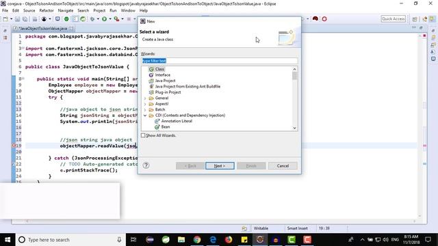 #2 How to convert Java Object into JSON and JSON into Java Object |Jackson API | Rajasekhar Reddy смотреть онлайн