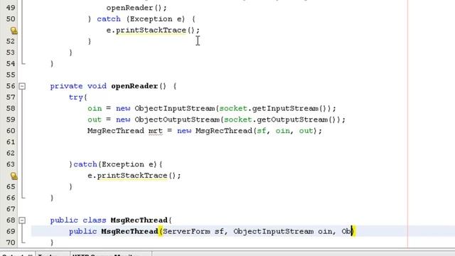 Client Server Project in Java Part - 5 смотреть онлайн
