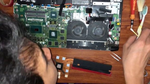 [EASY] Acer Aspire 7-A715 Disassembly, Heat sink and thermal paste cleaning and replacement