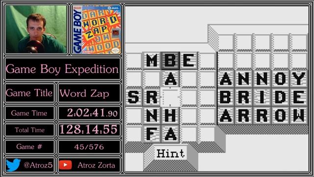 Game Boy Expedition! Game 45/576 Word Zap смотреть онлайн