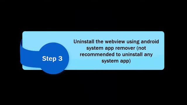 How to fix or uninstall the Android System Webview смотреть онлайн